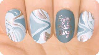 MoYou London Tutorial Marble Effect 