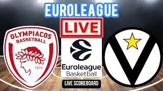 Live: Olympiacos Vs Virtus Segafredo Bologna | EuroLeague | Live Scoreboard | Play By Play