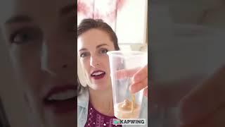 ACRYLIC POURING FOR BEGINNERS: how to mix paints, easiest paint recipe #short