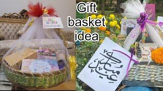 Eid gift basket idea||Gift basket decorations||Customize gift basket||gift packing idea.