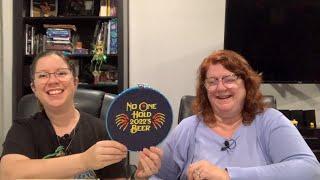 Flosstube #22 - Celebrating 5 Thousand Subscribers  Plus 7 FFOs, Beeswax & Metallic Threads