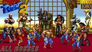 Streets of Rage 2 (PS3) Max Vs. All Bosses/Boss Fights - No Commentary