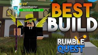 BEST SOLO BUILD (464K DAMAGE)! RUMBLE QUEST ROBLOX