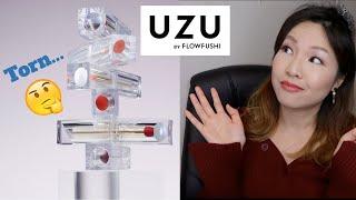 UZU by FLOWFUSHI 38℃ / 99℉ Lipstick リップスティック２色レビュー