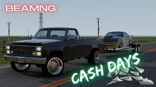 BEAMNG DRAG RACING- CASH DAYS -BeamNG.DRIVE /CRASHBOSSTV