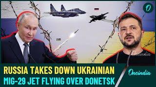 Russia Shoots Down Ukrainian MiG-29 Fighter Jet, Destroys Western Armor: '410 Ukrainian Troops Lost'