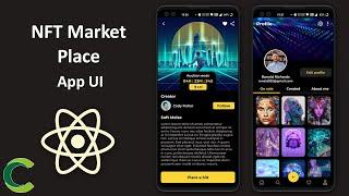 NFT Buy Sell Market Place App Template in React Native | Multi Language