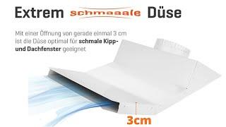 Climia Fensteradapter für Klimageräte Fensterdurchführung  z.B. Kippfenster und Dachfenster