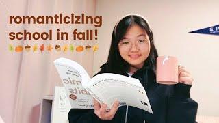 *fall* in love with studying tips to romanticize school in autumn & mini vlog