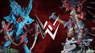 Tyranids VS World Eaters! Warhammer 40k Battle Report Pariah Nexus