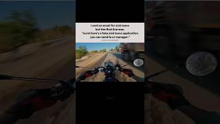 They Said AI Will Change The World  #shortvideo #bikelife