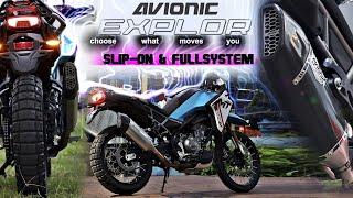 ▒▓█▀ CFMOTO 450MT ▀█▓▒ CF MOTO 450 MT SOUND Knalpot AVIONIC EXHAUST [ FULLSYSTEM ]  DEEP BASS SOUND