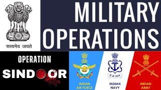 Important Military operation MCQ #mpsc #upsc #currentaffairs #mpsccombineprelims2025 #facts #gk
