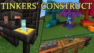 Обзор мода Tinkers Construct | Инструменты с улучшениями и литьё металлов | Minecraft 1.18.1