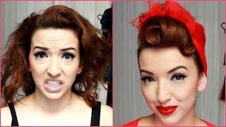 My Go To Quick Pinup Hair Style - Nasty to Classy