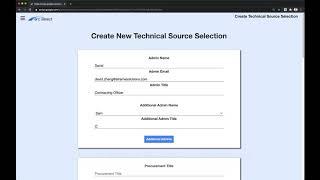 Create Technical Source Selection with Arc Select