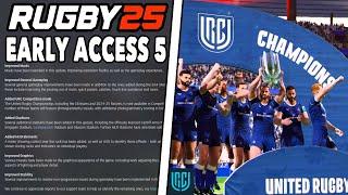 RUGBY 25 Early Access 5 - URC New Teams, Stadiums, Grass & Offside - Gameplay - Feedback & Thoughts