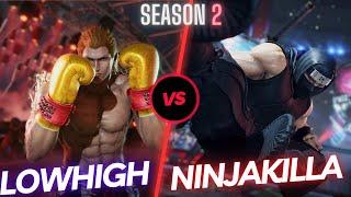 Tekken 8 | NinjaKilla (Law) VS LowHigh (Steve) Ranked Match