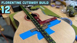 Saddle slot and bridge install // Florentine Cutaway Guitar Build part 12