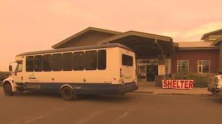 Evacuees Gathering In Gardnerville Nevada