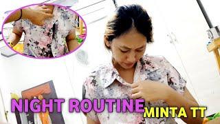 NIGHT ROUTINE | MINTA TT AUTO NYUSU