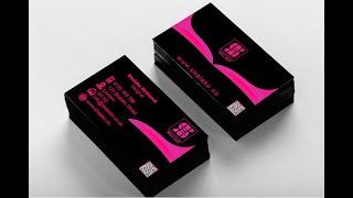 Photoshop: Designing business card