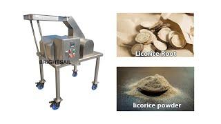 Licorice Root Grinder For Making Licorice Powder info@brightsail-asia.com