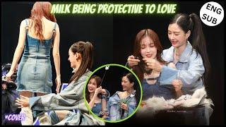 [MilkLove] MILK BEING A PROTECTIVE GIRLFRIEND TO LOVE During their Fan Meeting in Tokyo