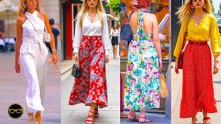 The Beauty of Italian Elegance under +31 °C Summer Dress: Street Style Milan's Most  Hottest Looks!