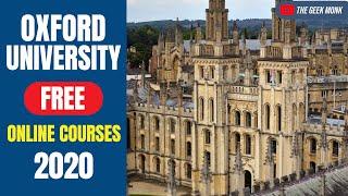 Oxford University FREE ONLINE COURSES with CERTIFICATION | The Geek Monk