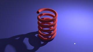 Modeling and Animating A Spring in Blender 2 79 using Screw Modifier