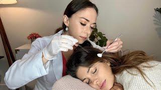 ASMR Scalp Check & Treatment - (Sensitivity Scalp Tests, Sharp or Dull) Real Person Exam  @MadPASMR