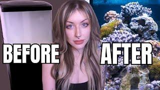 FINISHING MY 32 GALLON REEF TANK SETUP