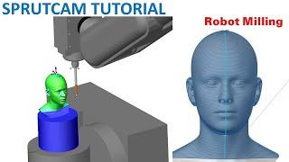 SprutCAM Tutorial #176 | Robot Industry Milling Engraving Tool