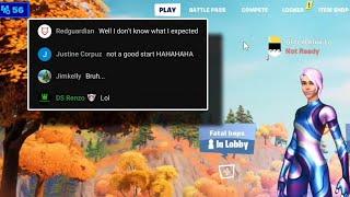 The literal first minute of this Wildcat livestream