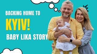 Baby Lika backs Home to KYIV | Two months old  cute story - episode 3