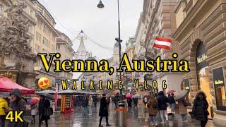 walking in the rain & snow - vienna, austria  in 2023