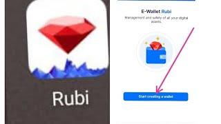 RUBI NETWORK  Dore ibisabwa nuko bafungura wallet ya RUBI na Pin yimibare 4