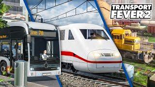 Dieses Transport-Imperium habe ich auf der Playstation 5 gebaut! | TRANSPORT FEVER 2 Console Edition