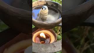 How To Use the Primitive Clay Oil Lamp #bushcraft #survival #primitive #outdoors #camping #pottery