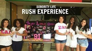 My Sorority Rush Experience || Sigma Lambda Gamma || University of North Texas