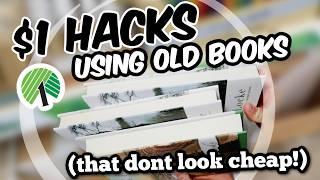 Upcycling Old Books Into High-end DIY Projects! | Dollar Tree DIY | Krafts by Katelyn