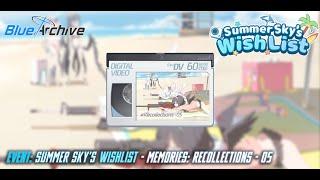 Blue Archive - Summer Sky's Wishlist (Event) - Memories 05