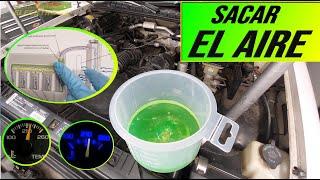 How to remove air from inside the engine cooling system SHORT