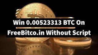 Win 0.00523313 BTC On FreeBitco.in Without Script