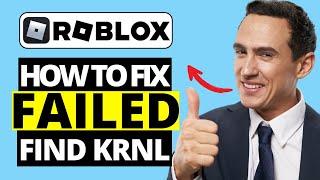 How To Fix Failed To Find Roblox Process KRNL Injector Error