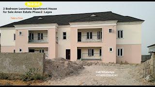 3 Bedroom Luxurious Apartment for Sale Amen Estate Phase 2 Lagos Nigeria +2348032004241