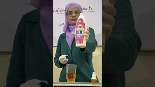 Bleach Vs Pyodine #shorts #experiment #science #chemistry #mssciencehacker