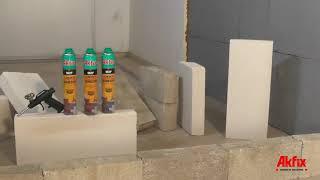 Akfix 962P Concrete Stone Adhesive Foam - Synergy Sales Group