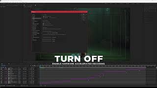 AFTER EFFECTS | HOW TO GET RID OF GREEN FRAME GLITCHES - tutorial